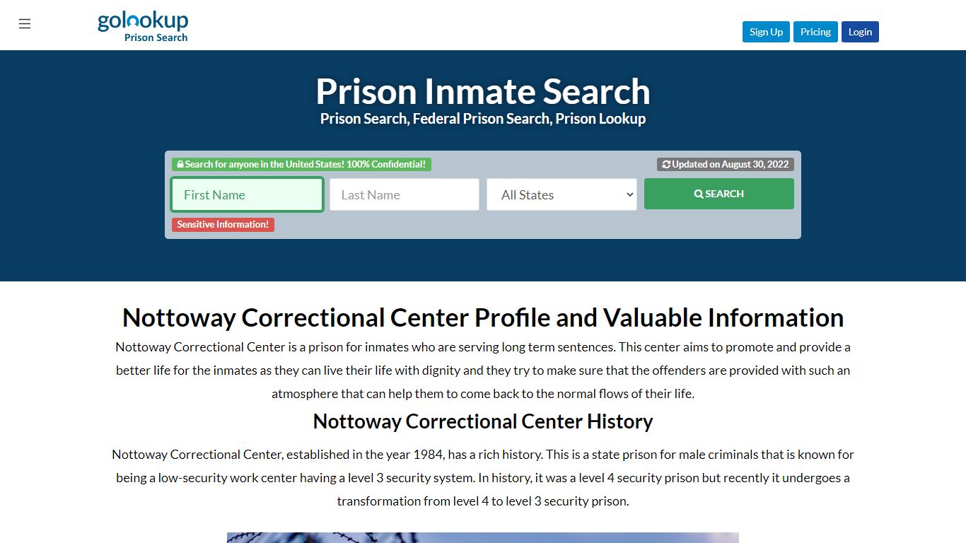 Nottoway Correctional Center, Nottoway Correctional Center ... - GoLookUp